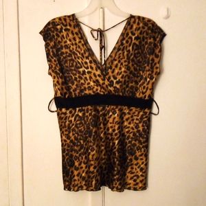 Leopard Print Blouse